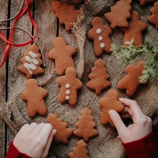 Gingerbread Family Cookie Box