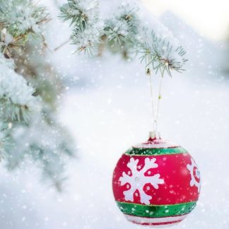Nordic Snowflake Bauble